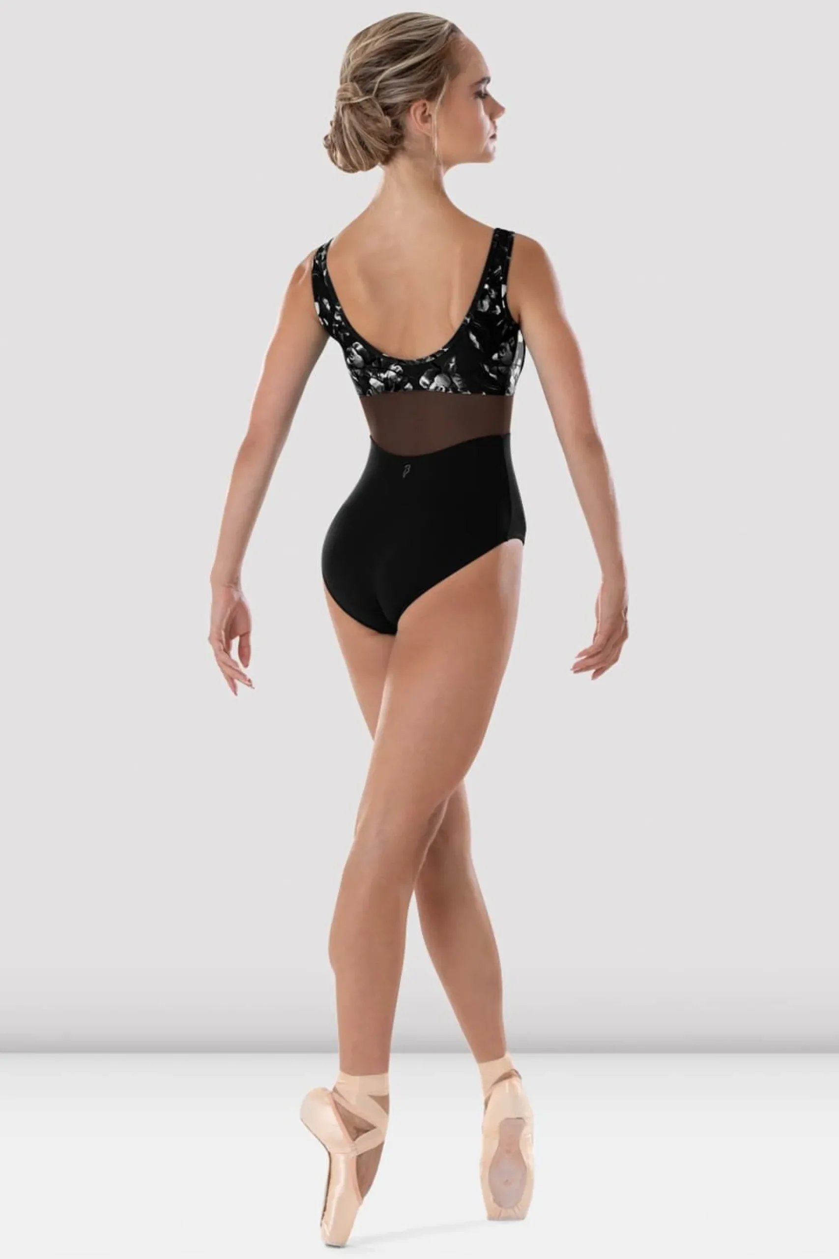 Bloch Trikots^Abby Tank-Trikot mit Blumenmuster für Damen black