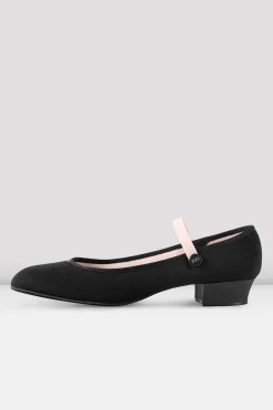 Bloch Charakter^Accent Charakterschuhe mit niedrigem Absatz für Mädchen