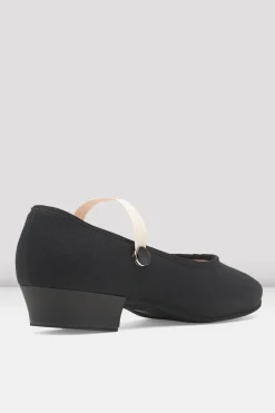 Bloch Charakter^Accent Charakterschuhe mit niedrigem Absatz für Mädchen