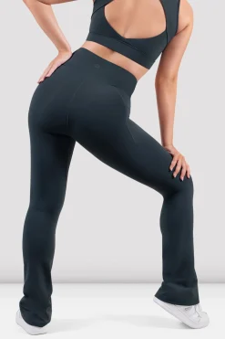 Bloch Gamaschen^Apex Everhold Flare Leggings greencharcoal