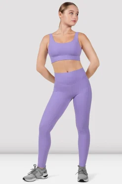 Bloch Gamaschen^Apex everhold Leggings mit Tasche lilac