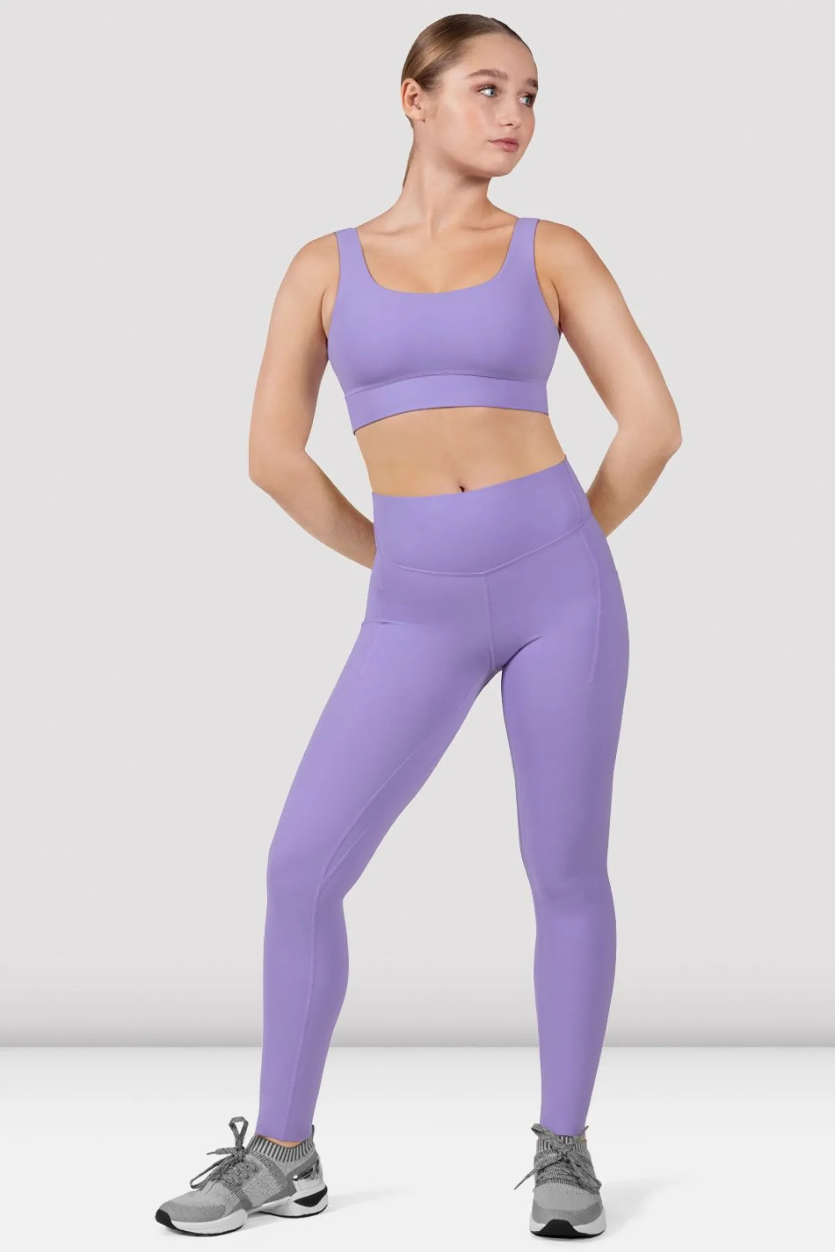 Bloch Gamaschen^Apex everhold Leggings mit Tasche lilac
