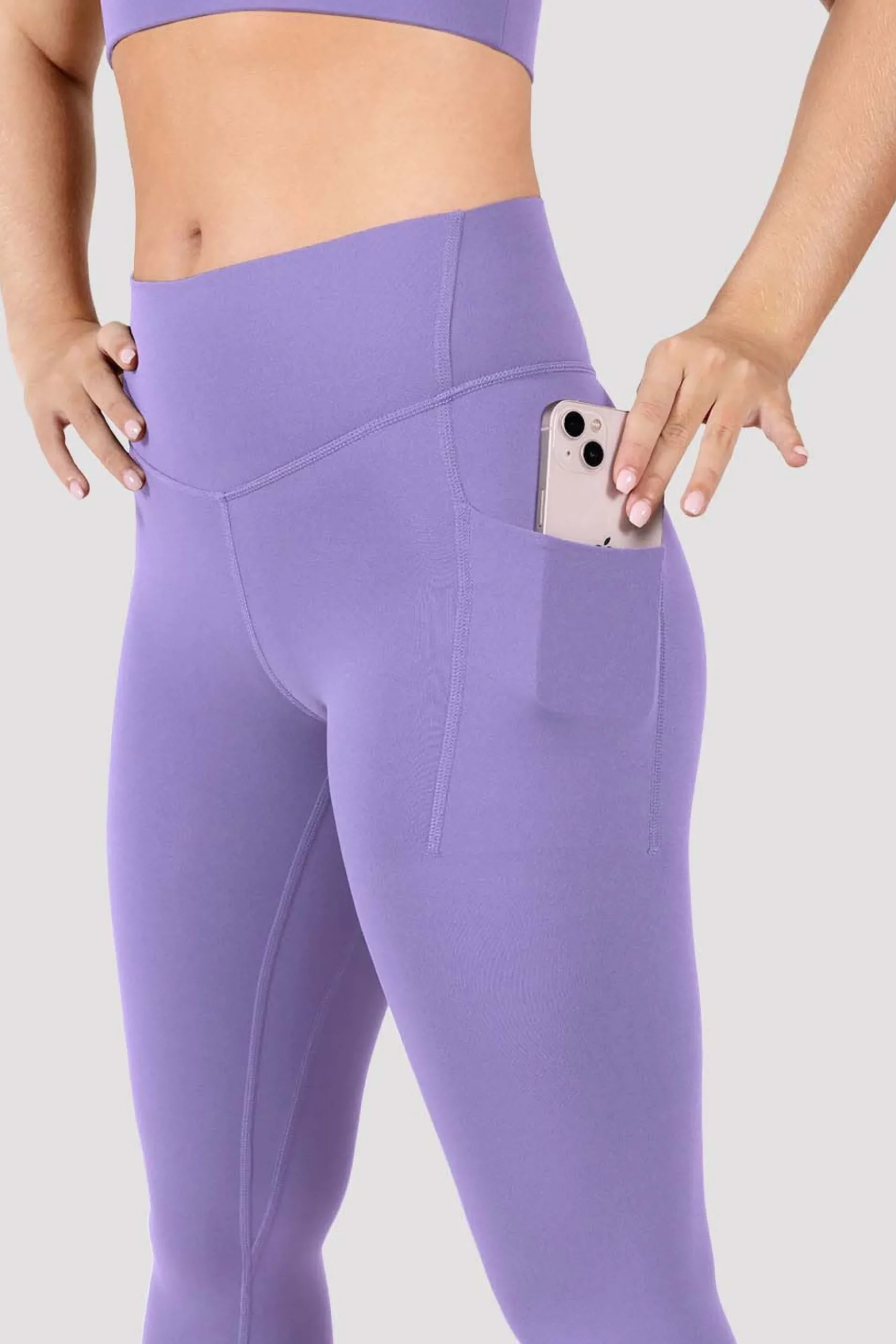 Bloch Gamaschen^Apex everhold Leggings mit Tasche lilac