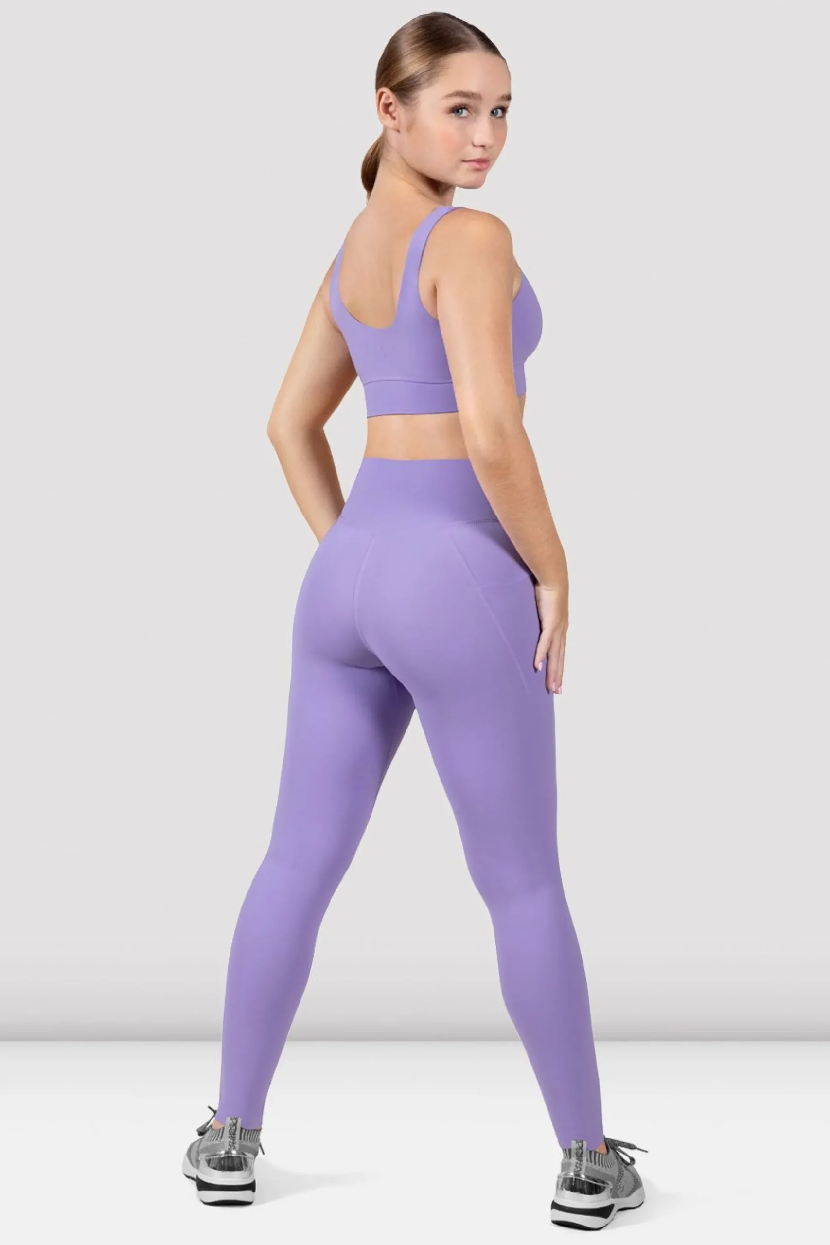 Bloch Gamaschen^Apex everhold Leggings mit Tasche lilac