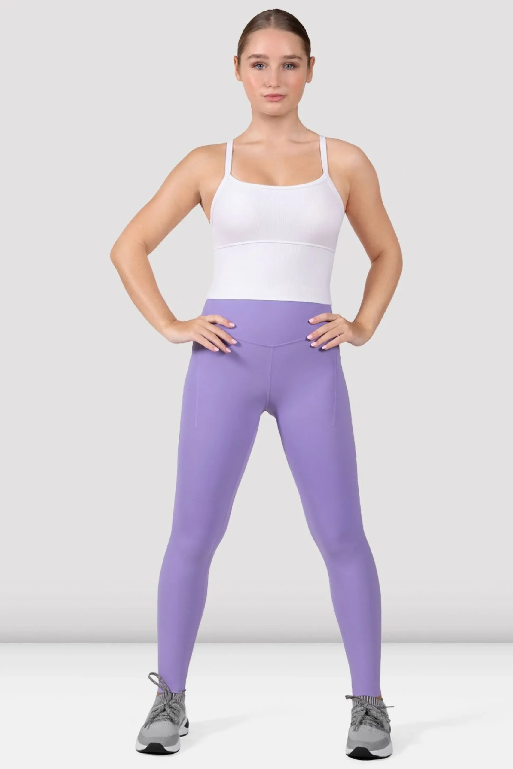 Bloch Gamaschen^Apex everhold Leggings mit Tasche lilac