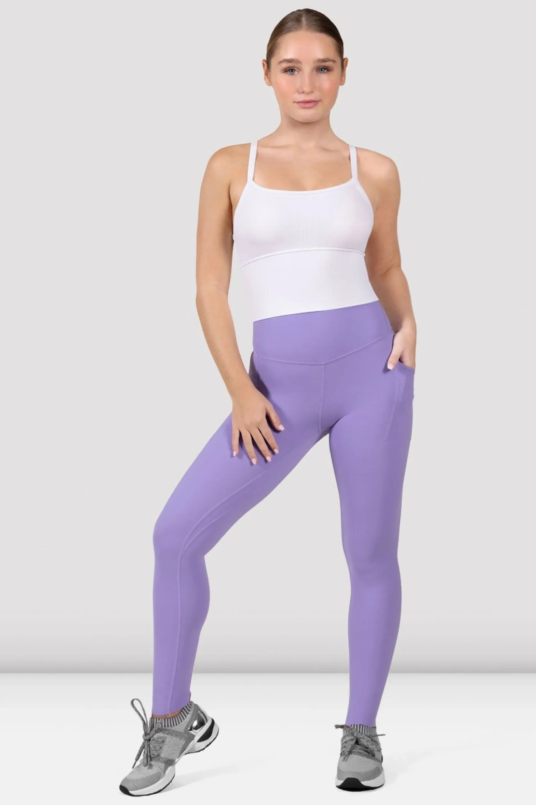 Bloch Gamaschen^Apex everhold Leggings mit Tasche lilac