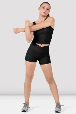 Bloch Kurze Hose^Apex Everhold Shorts mit Wickelbund black