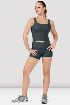 Bloch Crop Tops|Oberteile^Apex everhold Switch Tanktop greencharcoal