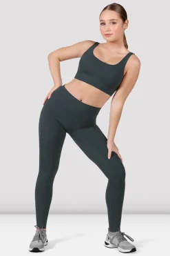 Bloch Crop Tops|Oberteile^Apex everhold Tank Sport-BH greencharcoal