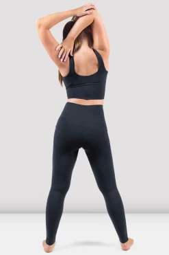 Bloch Gamaschen^Apex sculpt-Legging mit Tasche charcoal