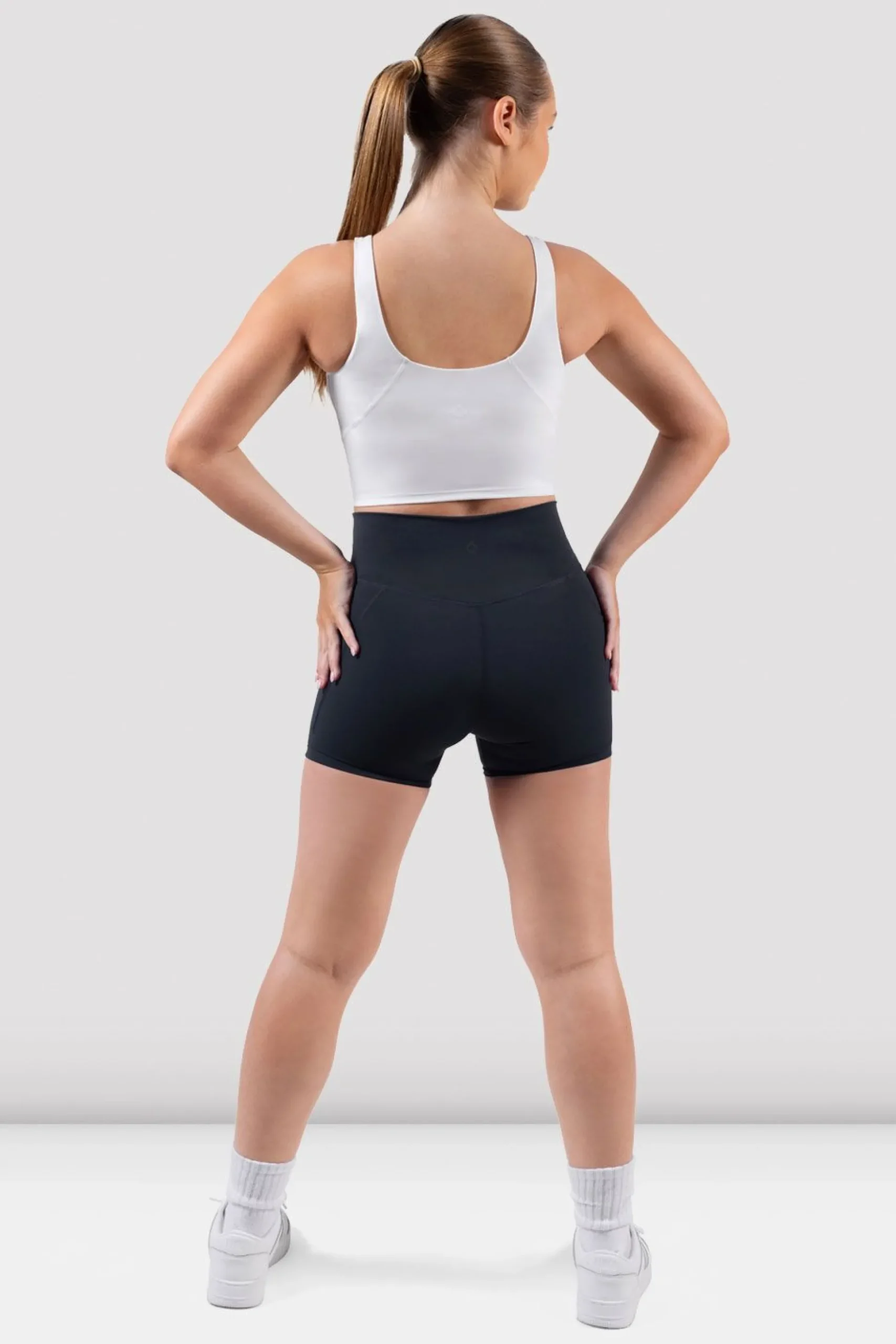 Bloch Crop Tops|Oberteile^Apex sculpt-Tanktop mit kurzem Schnitt offwhite