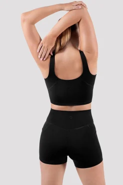 Bloch Crop Tops|Oberteile^Apex sculpt-Tanktop mit kurzem Schnitt black