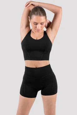 Bloch Crop Tops|Oberteile^Apex sculpt-Tanktop mit kurzem Schnitt black