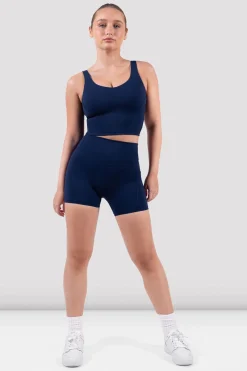 Bloch Crop Tops|Oberteile^Apex sculpt-Tanktop mit kurzem Schnitt navy