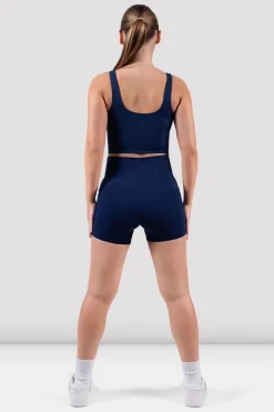 Bloch Crop Tops|Oberteile^Apex sculpt-Tanktop mit kurzem Schnitt navy