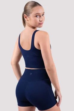 Bloch Crop Tops|Oberteile^Apex sculpt-Tanktop mit kurzem Schnitt navy