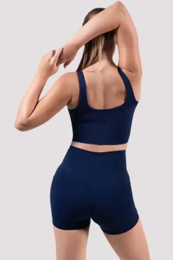 Bloch Crop Tops|Oberteile^Apex sculpt-Tanktop mit kurzem Schnitt navy
