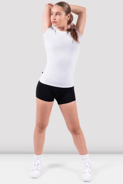 Bloch Oberteile^Apex Flex Kurzarm-T-Shirt white