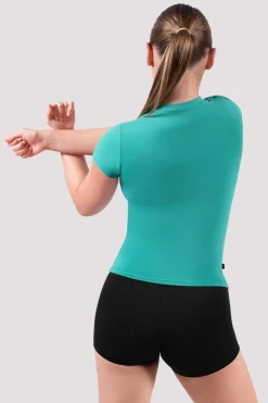 Bloch Oberteile^Apex Flex Kurzarm-T-Shirt green