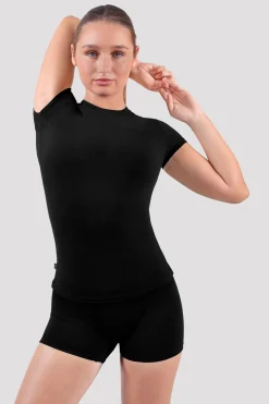 Bloch Oberteile^Apex Flex Kurzarm-T-Shirt black