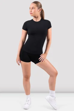 Bloch Oberteile^Apex Flex Kurzarm-T-Shirt black