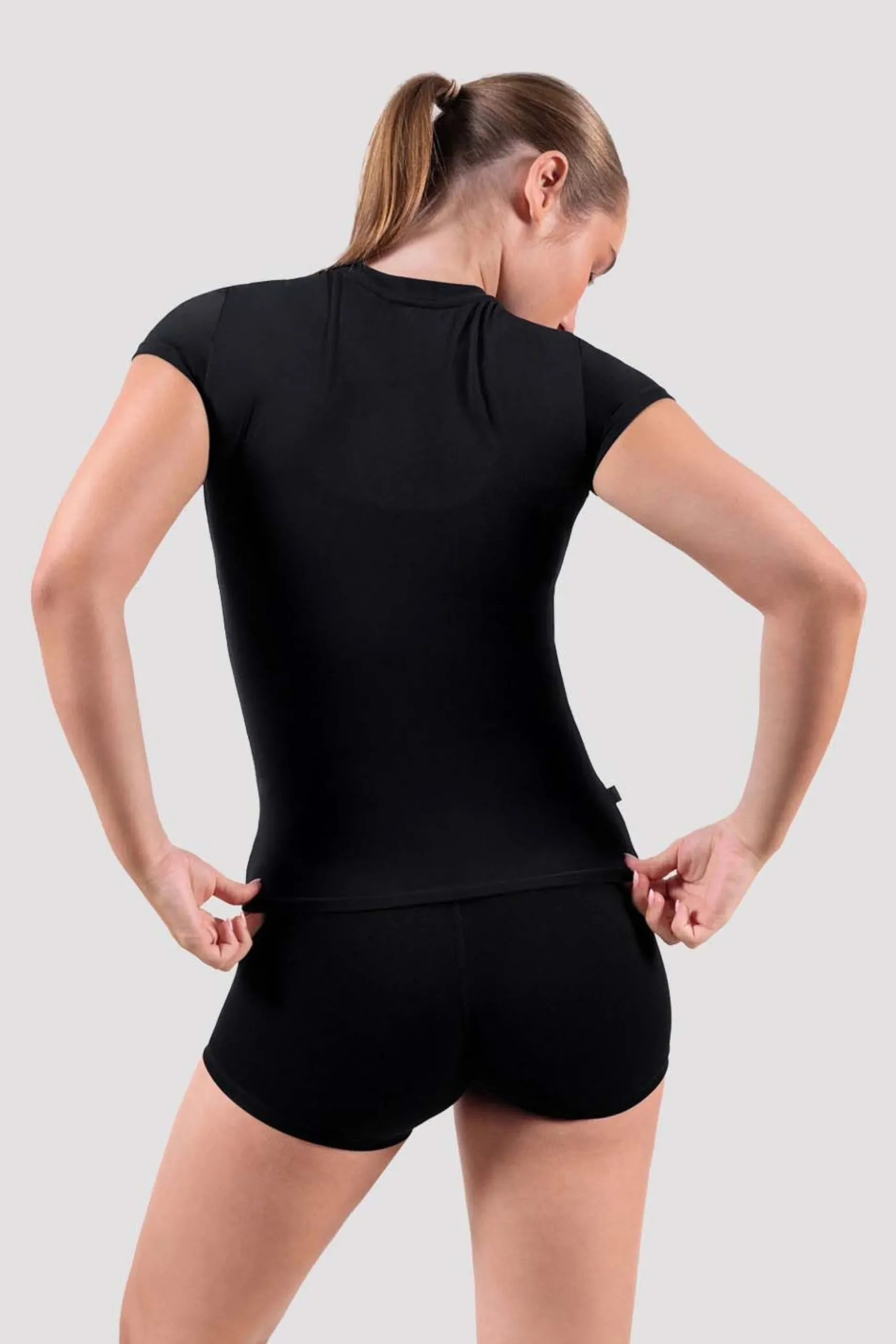 Bloch Oberteile^Apex Flex Kurzarm-T-Shirt black
