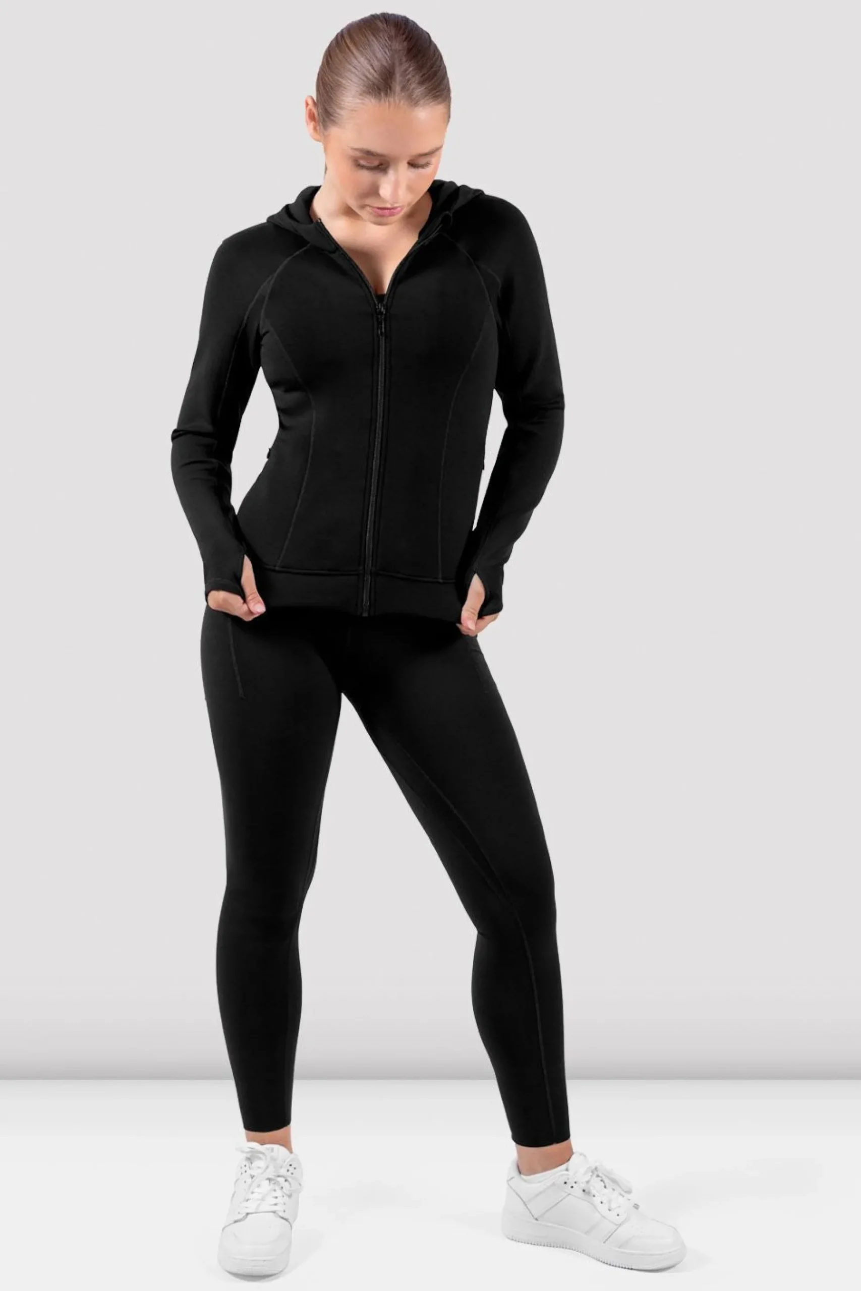 Bloch Jacken^Apex-Adaption Kapuzenjacke mit Reißverschluss black