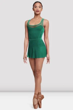 Bloch Röcke & Tutus^Avery Mesh-Rock für Damen emerald
