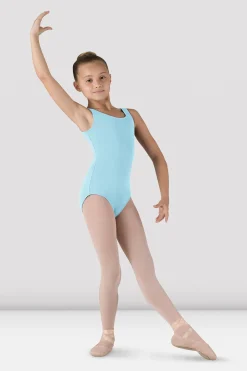 Bloch Basics & Uniformen|Trikots^Basic-Tanktop-Trikot mit Rundhalsausschnitt für Mädchen