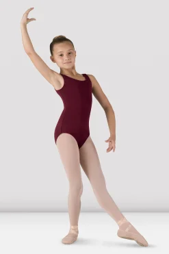 Bloch Basics & Uniformen|Trikots^Basic-Tanktop-Trikot mit Rundhalsausschnitt für Mädchen