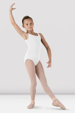 Bloch Basics & Uniformen|Trikots^Basic-Tanktop-Trikot mit Rundhalsausschnitt für Mädchen