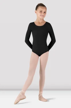 Bloch Basics & Uniformen|Trikots^Basic-Trikot mit langen Ärmeln für Mädchen