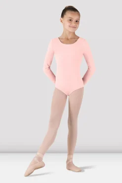Bloch Basics & Uniformen|Trikots^Basic-Trikot mit langen Ärmeln für Mädchen