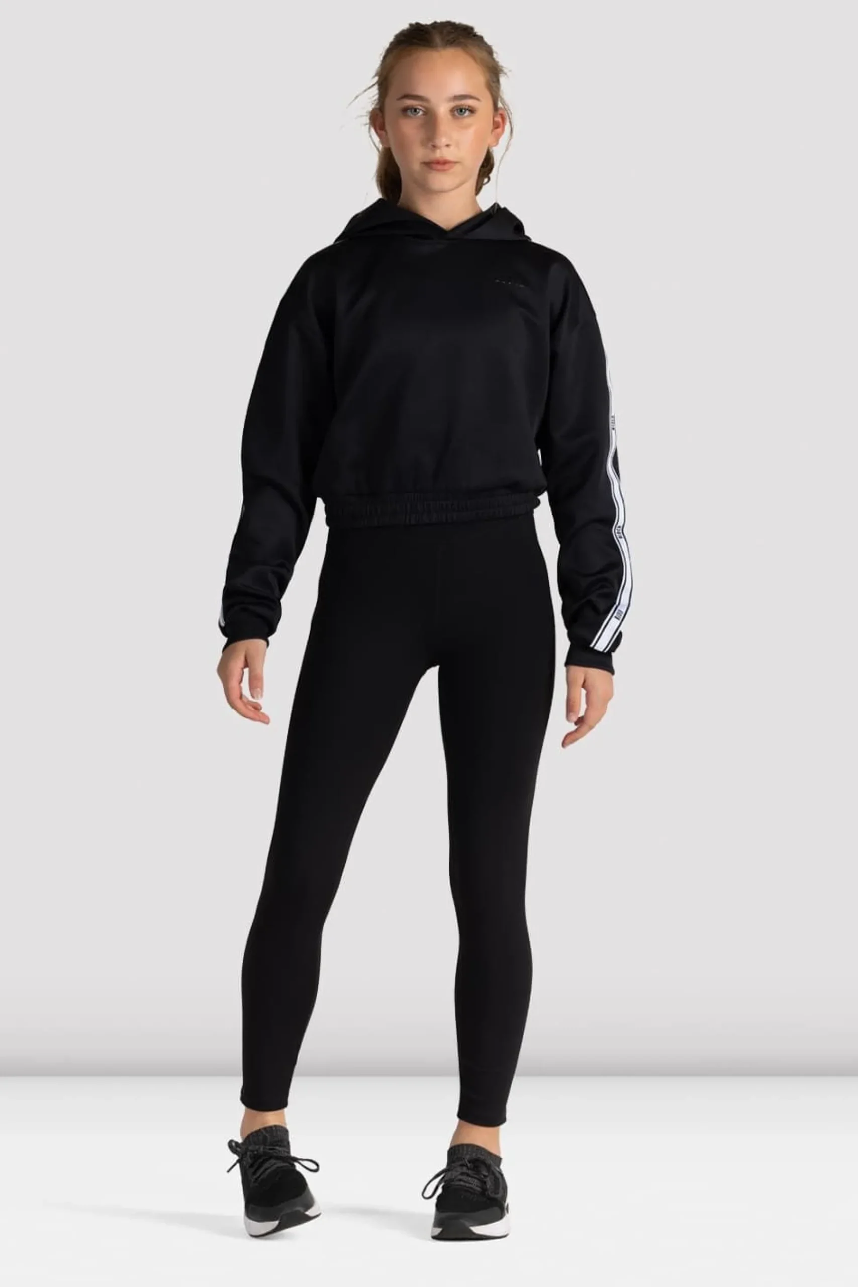 Bloch Oberteile|Aufwärmen^Logo Studio Kapuzenpullover für Kinder black