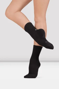 Bloch Socken|Herren^sox Tanzsocken in Crewlänge blackknit
