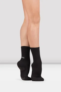 Bloch Socken|Herren^sox Tanzsocken in Crewlänge blackknit
