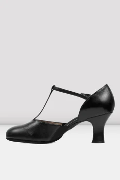 Bloch Charakter^Charakter-Schuhe aus Split-Flex-Leder für Damen