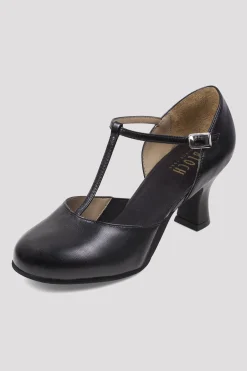 Bloch Charakter^Charakter-Schuhe aus Split-Flex-Leder für Damen