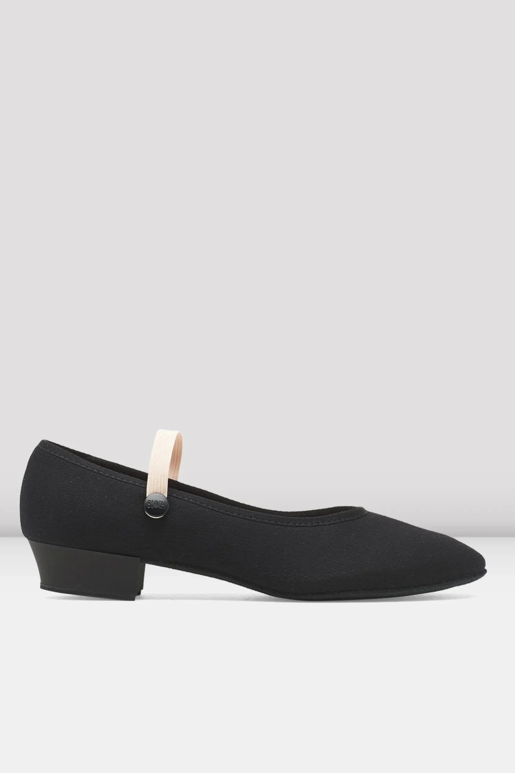 Bloch Charakter^Charakter-Schuhe mit niedrigem Absatz und Akzent für Damen