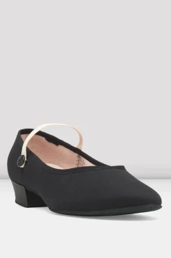 Bloch Charakter^Charakter-Schuhe mit niedrigem Absatz und Akzent für Damen