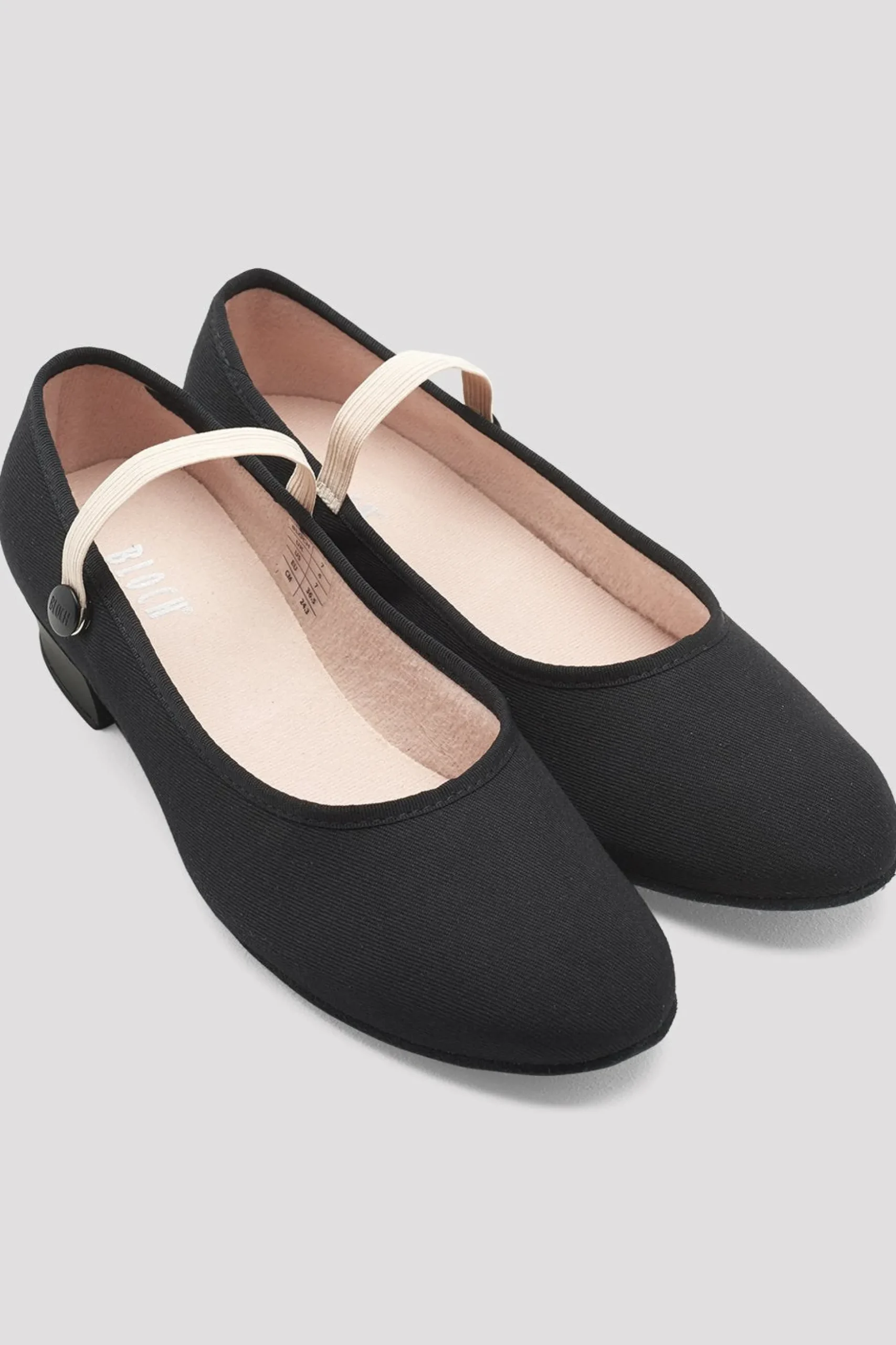 Bloch Charakter^Charakter-Schuhe mit niedrigem Absatz und Akzent für Damen