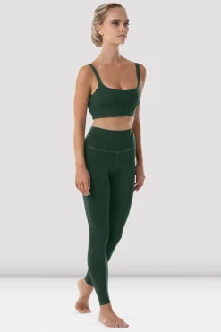 Bloch Oberteile^Crop-Top mit Spitzen-Camisole für Damen amazon