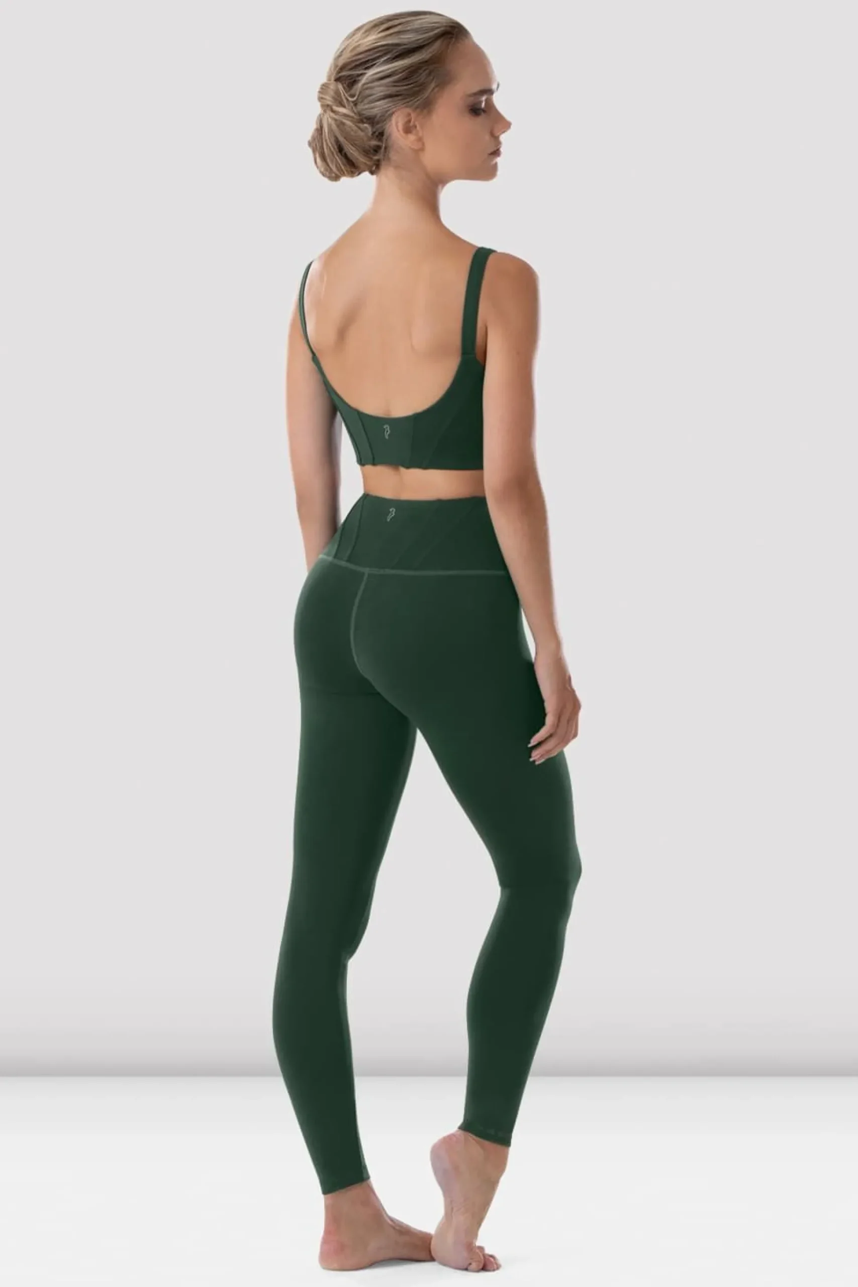 Bloch Oberteile^Crop-Top mit Spitzen-Camisole für Damen amazon