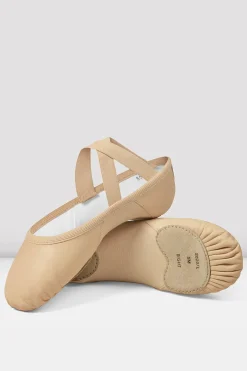 Bloch 分类为空^Damen Ballettschuhe aus Leder mit Verstärkungen lightleather