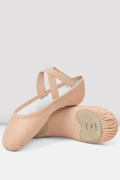 Bloch Ballett^Damen Ballettschuhe aus Leder mit Verstärkungen pinkleather