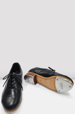 Bloch Stepptanz^Damen Jason Samuels Smith Tap-Schuhe mit natürlicher Sohle blackleather