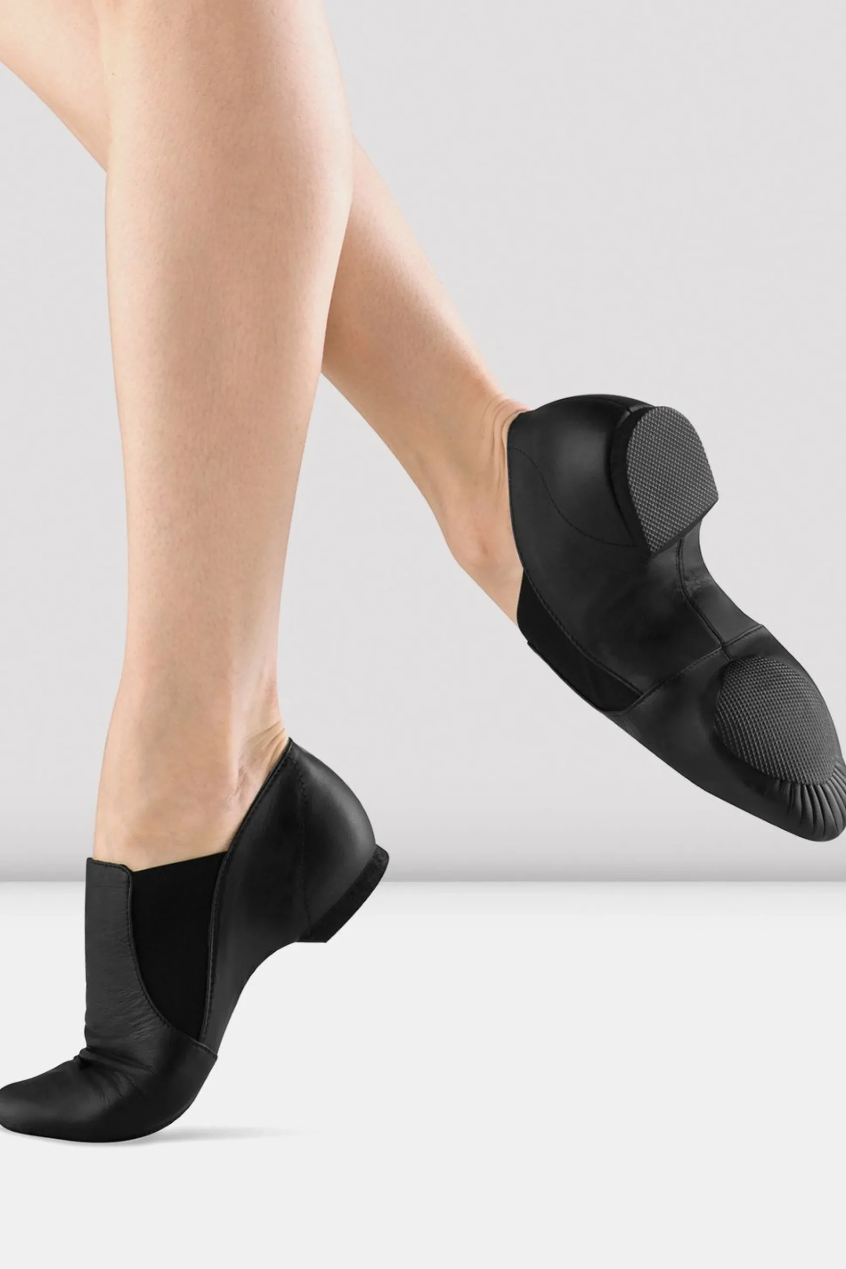 Bloch Jazz^Damen Leder Elasta Jazz Booties