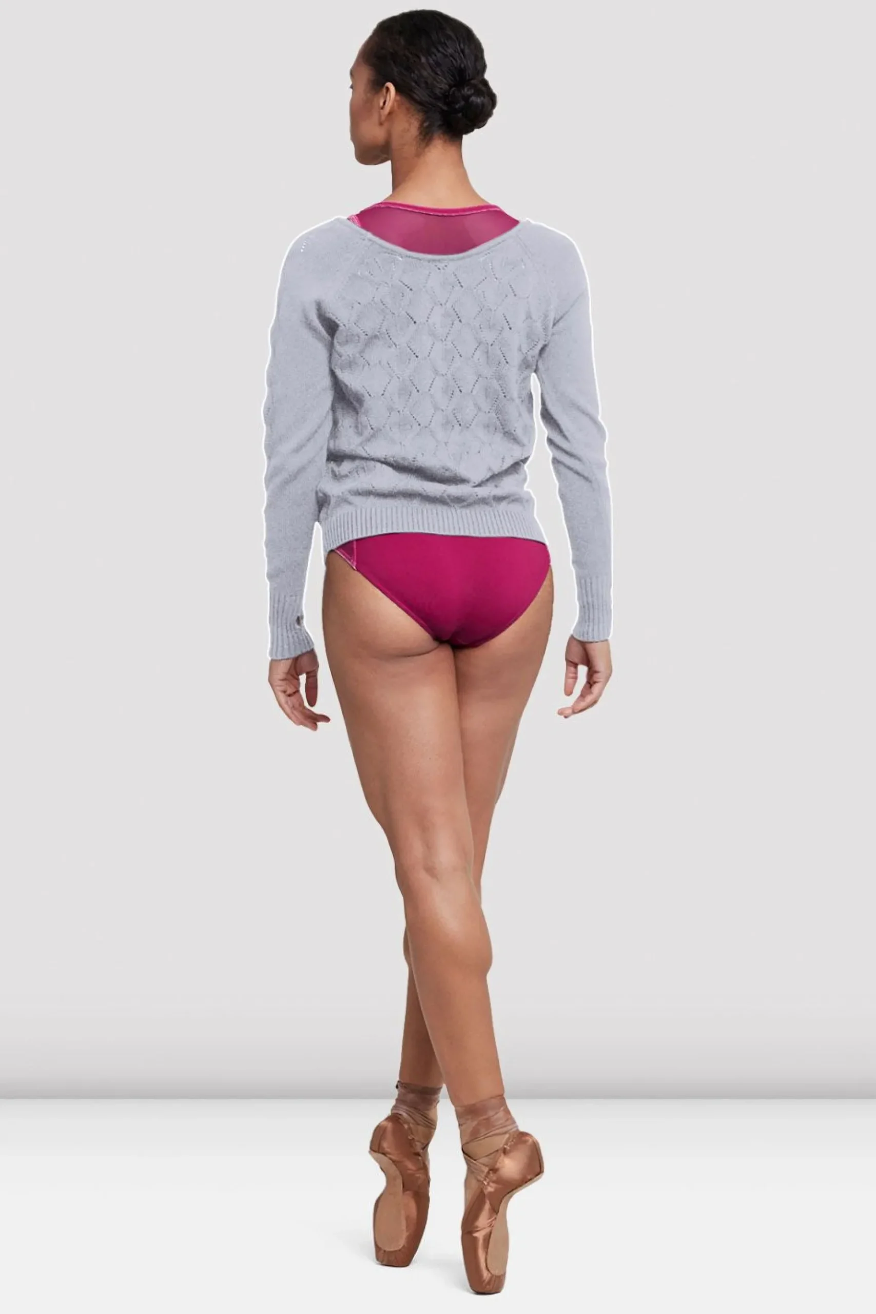 Bloch Oberteile|Aufwärmen^Damen Mila Langarmpullover greymarle