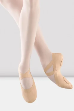 Bloch Ballett^Damen Pro elastische Canvas-Ballettschuhe