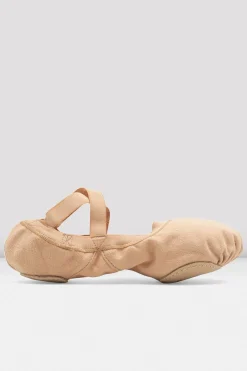Bloch Ballett^Damen Pro elastische Canvas-Ballettschuhe